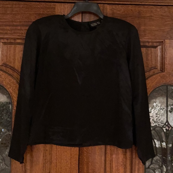 Vntg Ellen Allard for Ellen Tracy 100% Silk Blouse - Picture 2 of 5